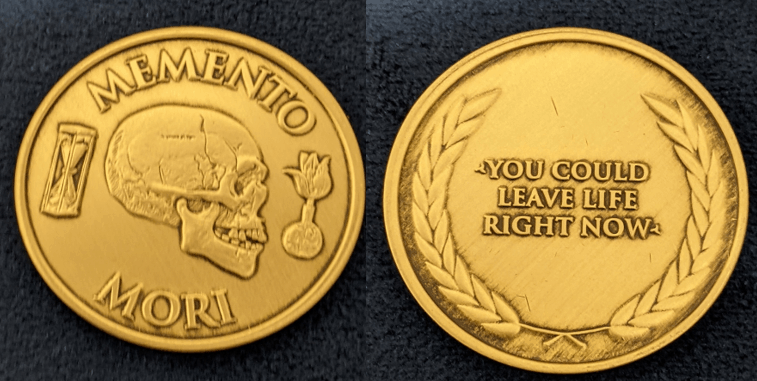 Momento Mori gold token